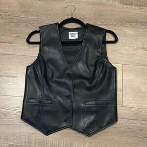 Sunday Best Leather Vest